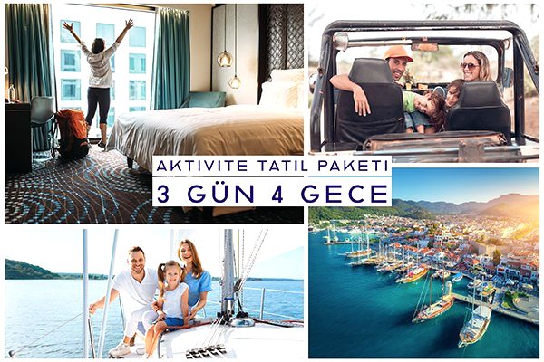 Marmaris Aktivite Tatil Paketi ( 3 Gece 4 Gün )